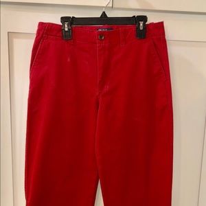 Size 16 Boys Red Polo Pants
